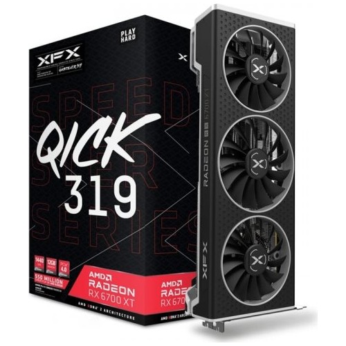 XFX RX-67XTYPBDP RX 6700 XT 12GB 192Bit GDDR6 DP/HDMI Speedster QUCK 319