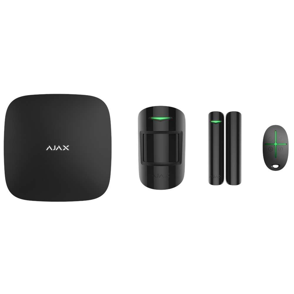 Ajax StarterKit Alarm Başlangıç Seti (Siyah)