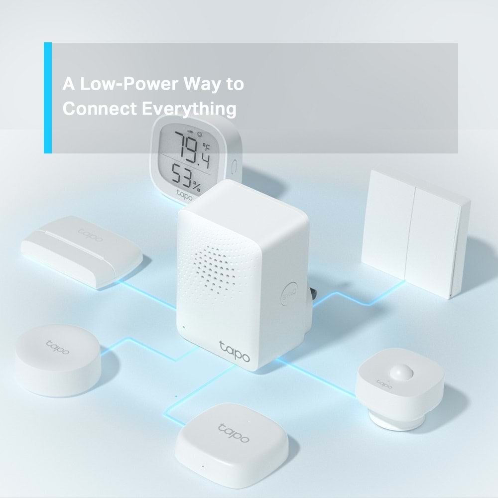 TP-Link Akıllı Zil Sesleri, Alarm ve Zil ile TP-Link Tapo H100 Smart Hub Wifi