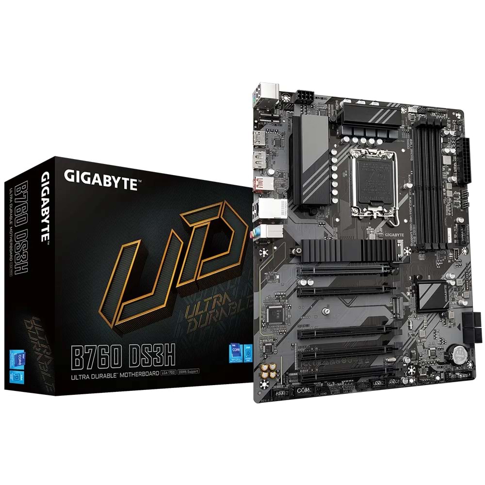 Gigabyte B760-DS3H-DDR4 Gaming AX1700 DDR4 Anakart