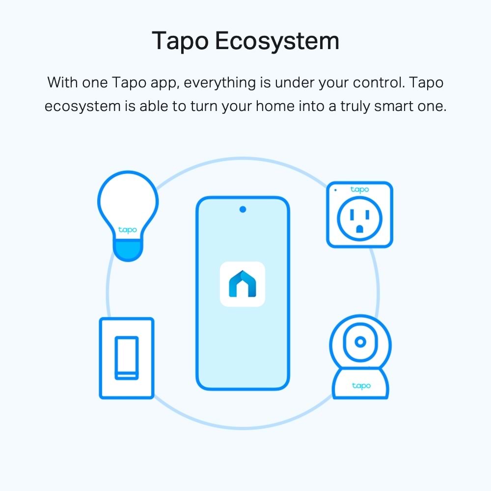 Tp-Link TAPO-L510E-2P Tapo Smart Wi-Fi Light Bulb Dimmable 2-Pack