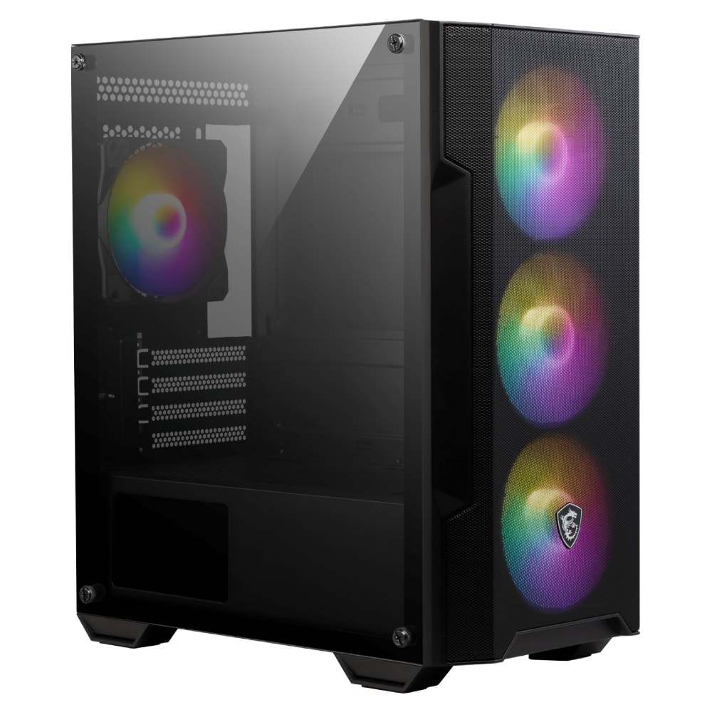 Msi Mag Force 112R 3X120MM 1X120MM ARGB Fan Psu Yok Temperli Cam Gaming Kasa
