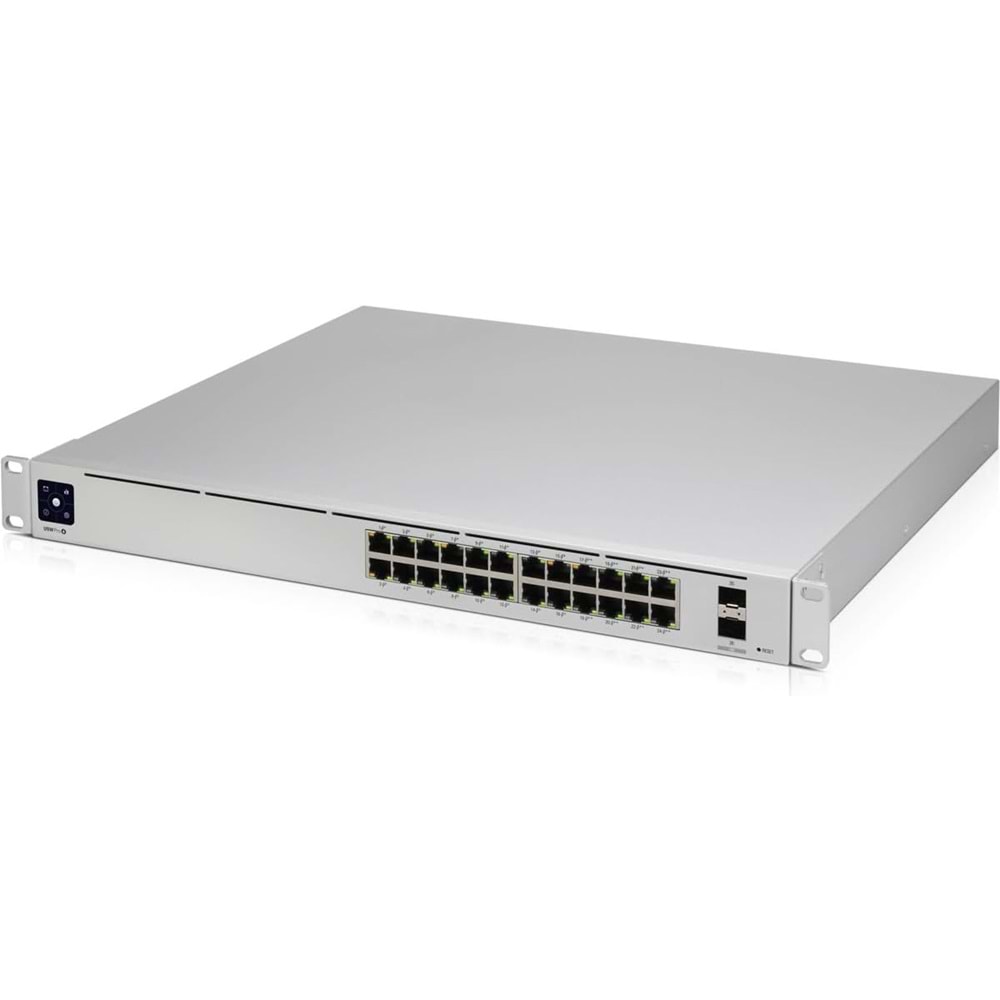 Ubiquiti USW-PRO-24-POE Gigabit 24 Port Gigabit + 2X10GB SFP UPLINK 400W POE Yönetilebilir Rackmount Switch