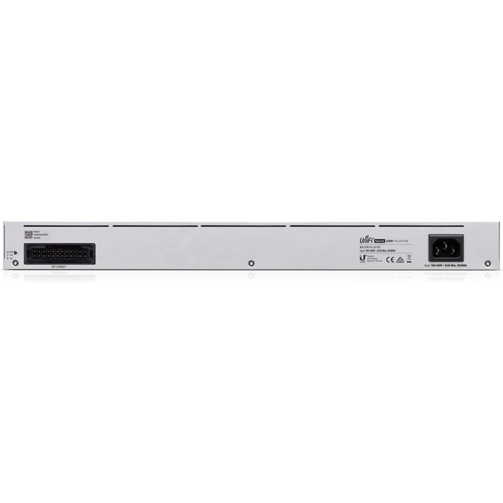 Ubiquiti USW-PRO-24-POE Gigabit 24 Port Gigabit + 2X10GB SFP UPLINK 400W POE Yönetilebilir Rackmount Switch