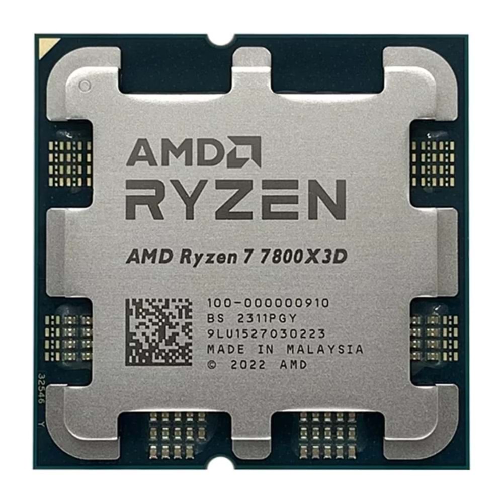 AMD RYZEN 7 7800X3D 4.2GHZ 96MB 120W AM5 TRAY Fansız İşlemci