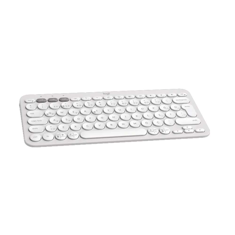 Logitech K380s Pebble Keys 2 BT Klavye Beyaz