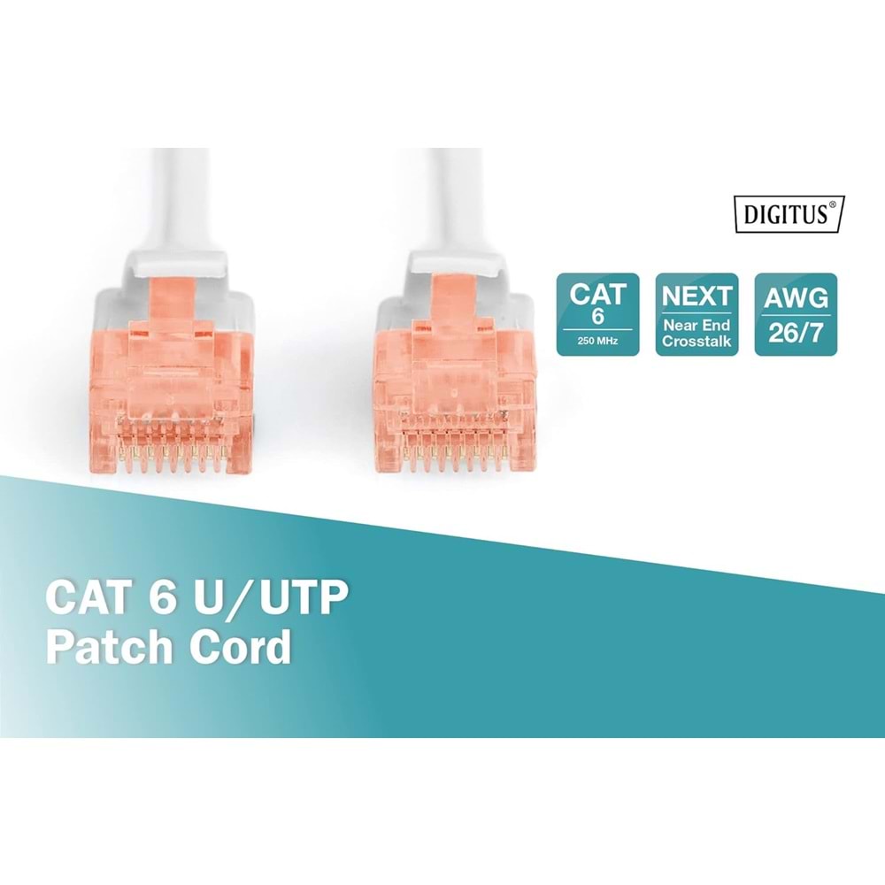Digitus Patch Kablo Cat6 Gri (3m)