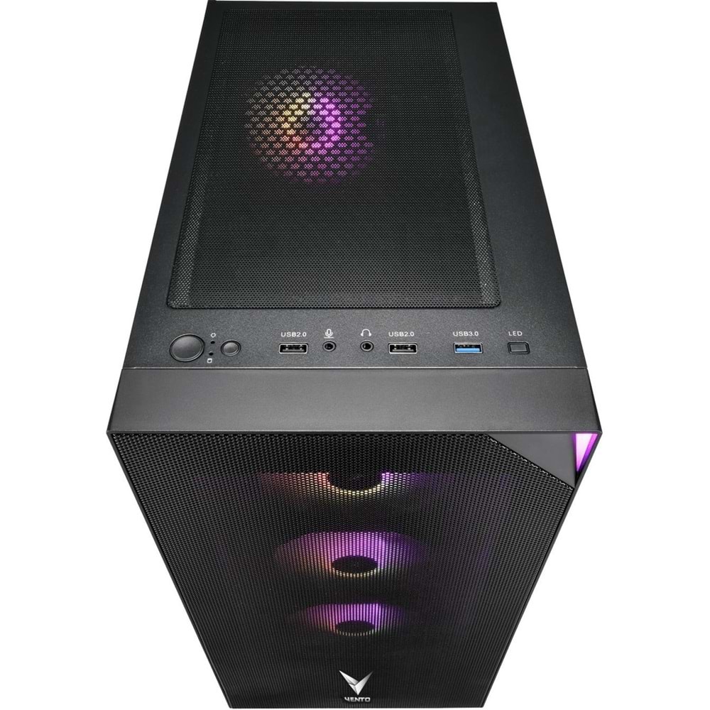 Vento FSP VG3400S 650W 80+ PSU 4X120MM RGB Fan Mesh ATX Gaming Kasa