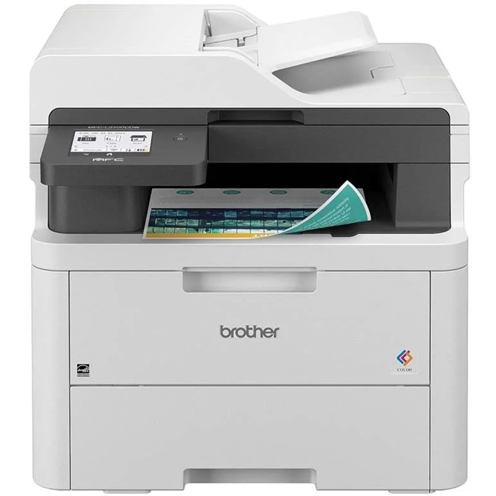 Brother MFC-L3720CDW Çok Fonksiyonlu Renkli Laser Yazıcı 18/19ppm (WiF)
