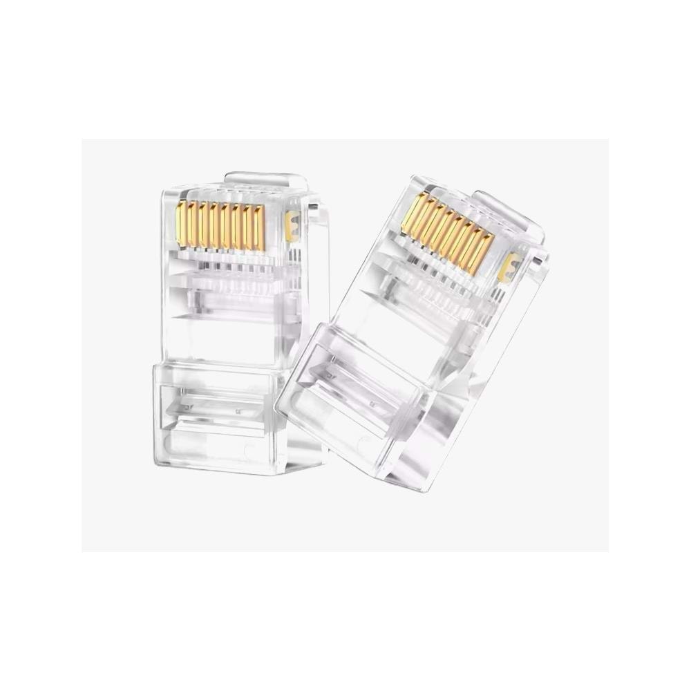 Speed SP U100 D CAT6 Yeni Nesil Delikli RJ45 Konnektör 100 Adet