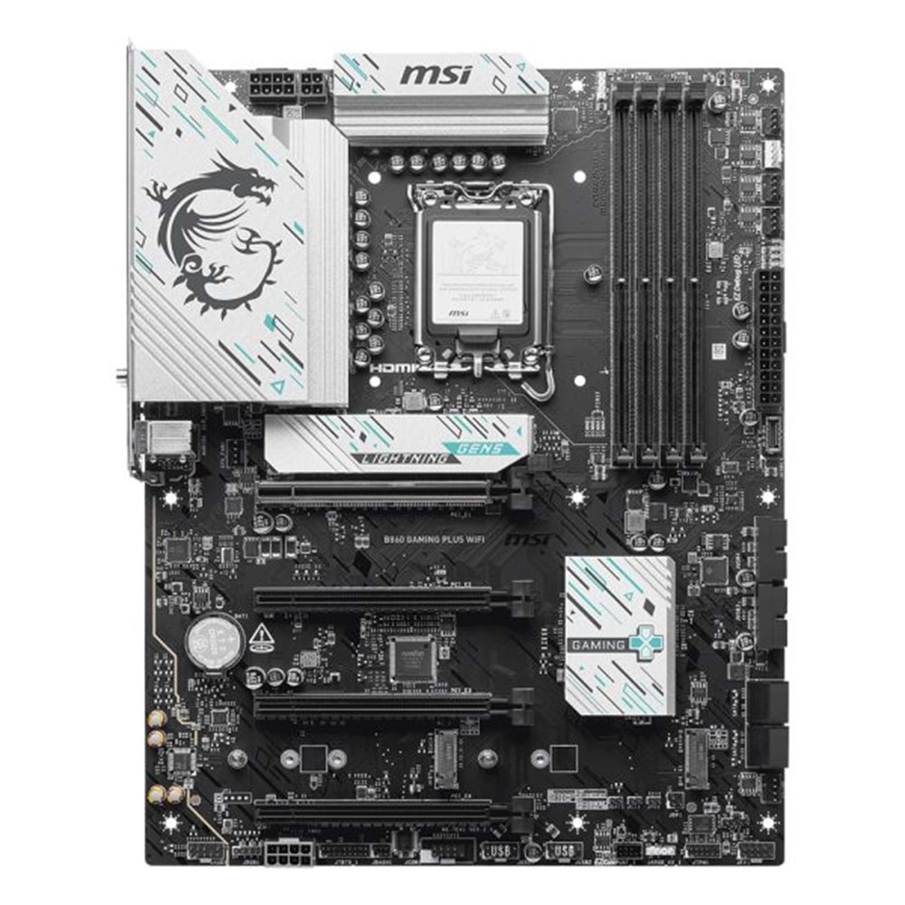 MSI B860 Gaming PLUS WIFI DDR5 8800MT/S 1XHDMI 1XDP 3XM.2 ATX 1851P