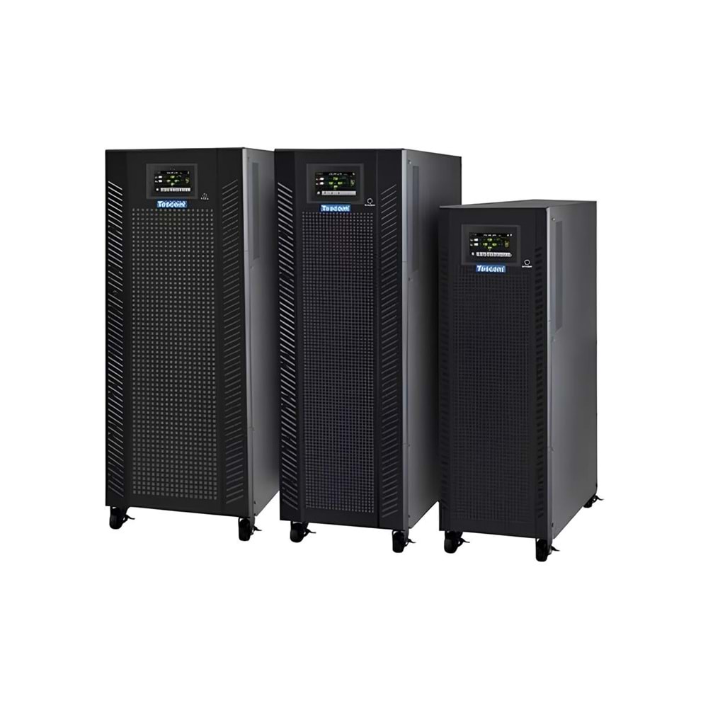Tescom Teos 310 6KVA 3F/3F (20X9AH) 5/10DK RS-232 PF;0,9 LCD Online UPS (Trifaze)
