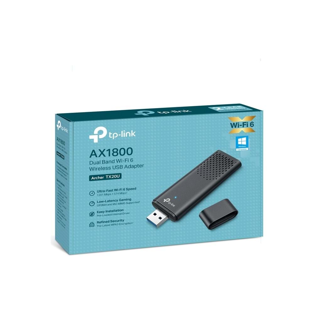 Tp-Link ARCHER-TX20U AX1800 Dual Band Wi-Fi 6 USB Adapter