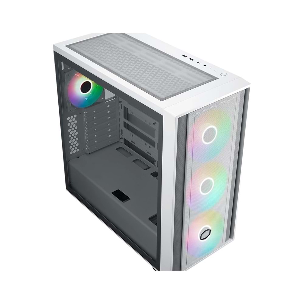 Cooler Master MasterBox 600 TG ARGB Beyaz Psu yok