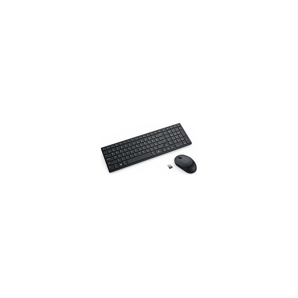Dell Pro KM555 Kompakt Sessiz Kablosuz Set Siyah