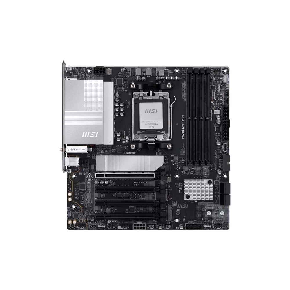 MSI Pro B850M-P Wifi AM5 D5 Hdmi Dp Type-C