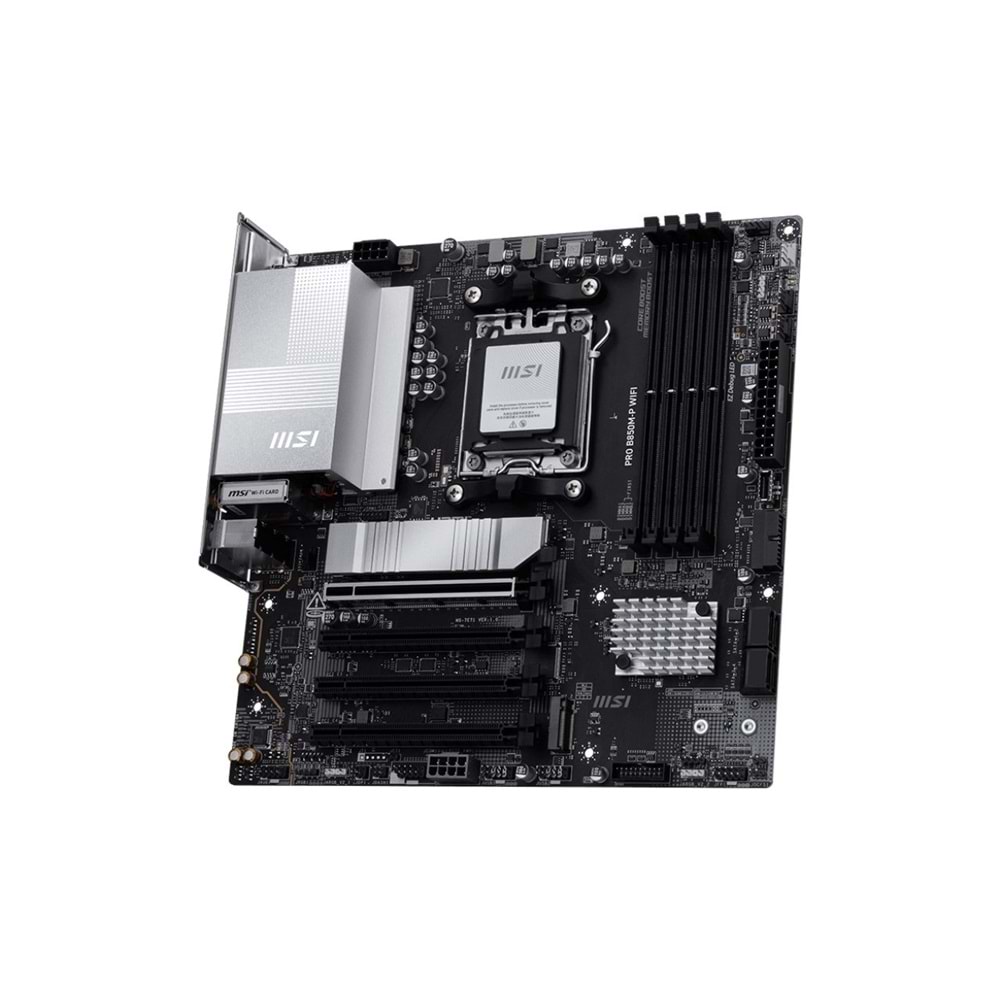 MSI Pro B850M-P Wifi AM5 D5 Hdmi Dp Type-C