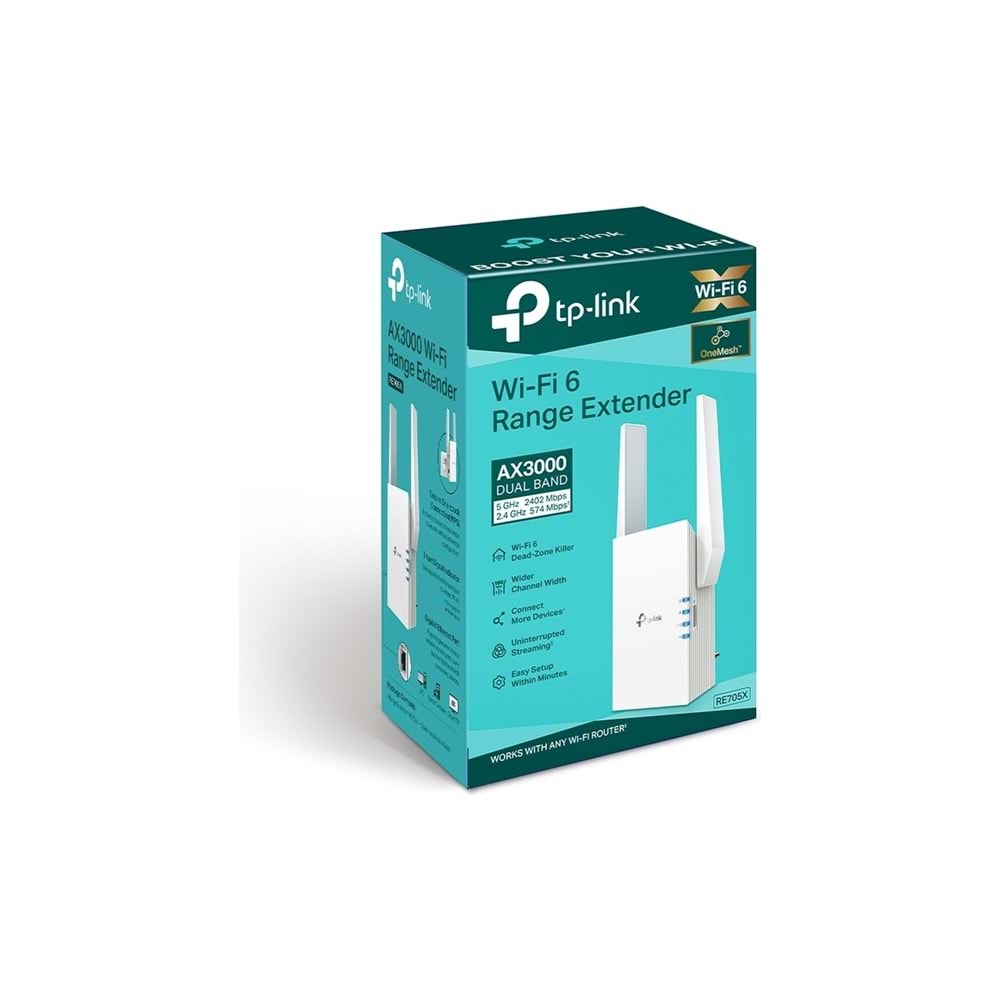 Tp-Link RE705X AX3000 Wi-Fi 6 Menzil Genisletici
