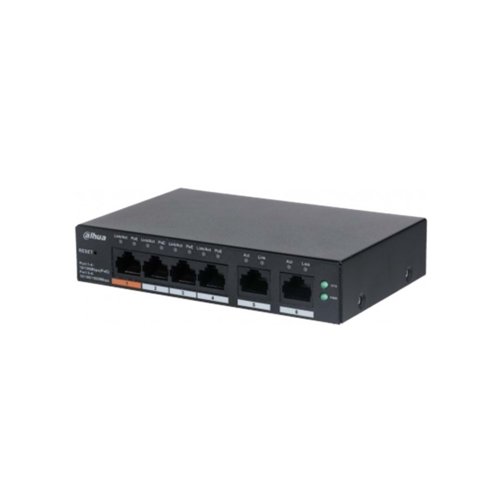Dahua 4 Port 100Mbps Cloud PoE (CHS4206-4ET-60)