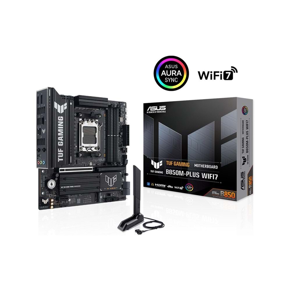 Asus TUF Gaming B850M-PLUS WIFI7 W B850 DDR5 USB3.2 M.2 DP/HDMI PCI 5.0 AM5 Anak