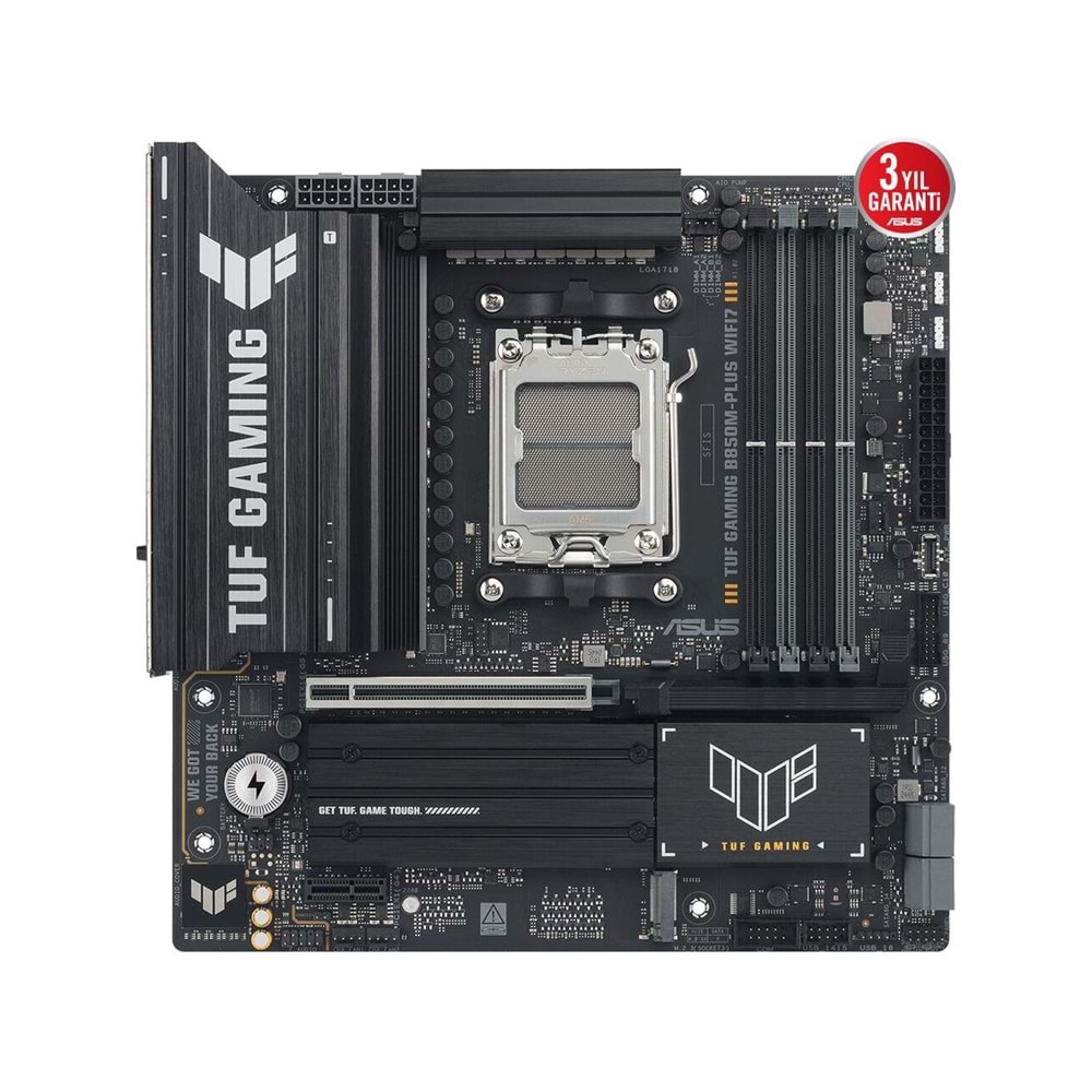 Asus TUF Gaming B850M-PLUS WIFI7 W B850 DDR5 USB3.2 M.2 DP/HDMI PCI 5.0 AM5 Anak