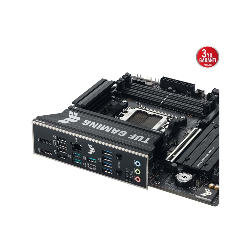 Asus TUF Gaming B850M-PLUS WIFI7 W B850 DDR5 USB3.2 M.2 DP/HDMI PCI 5.0 AM5 Anak