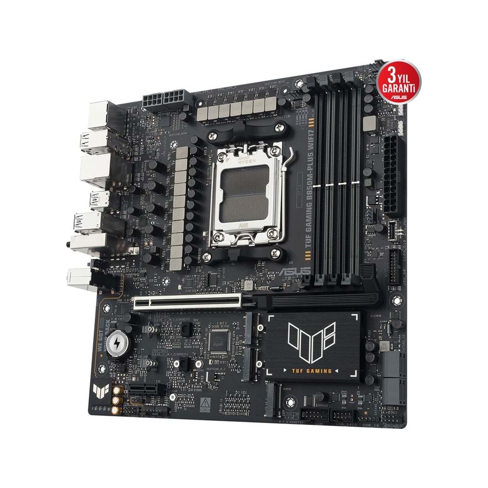 Asus TUF Gaming B850M-PLUS WIFI7 W B850 DDR5 USB3.2 M.2 DP/HDMI PCI 5.0 AM5 Anak