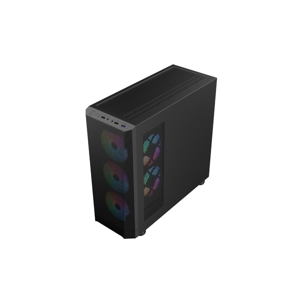 1ST Player FD5-M 600W 80+ ARGB MESH USB3.0 M-ATX Siyah Kasa