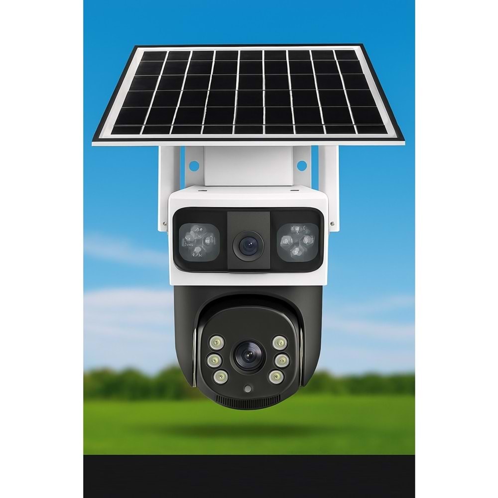 Balandi PRO-8200GIP 4MP 2 Kameralı 4G Solar Smart Kamera