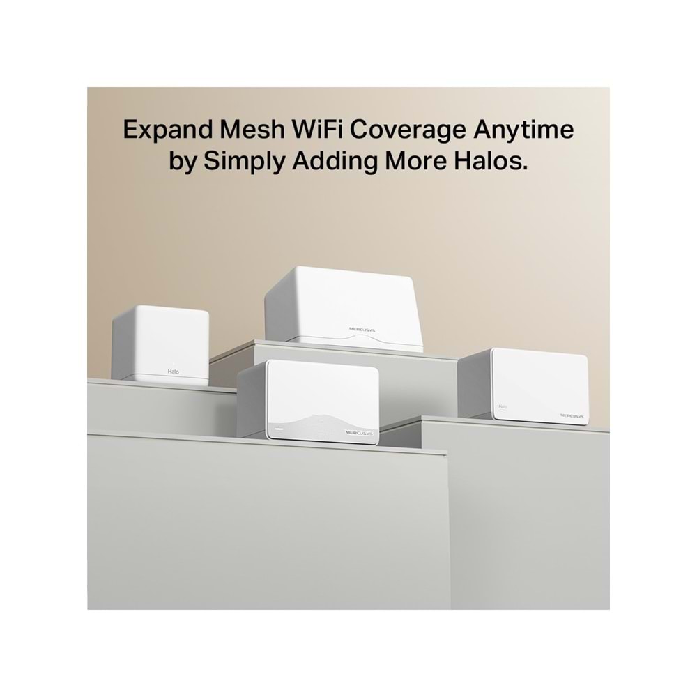 Tp-Link Mercusys Halo H25BE(2-pack) BE3600 Whole Home Mesh Wi-Fi 7 System (2 Ade