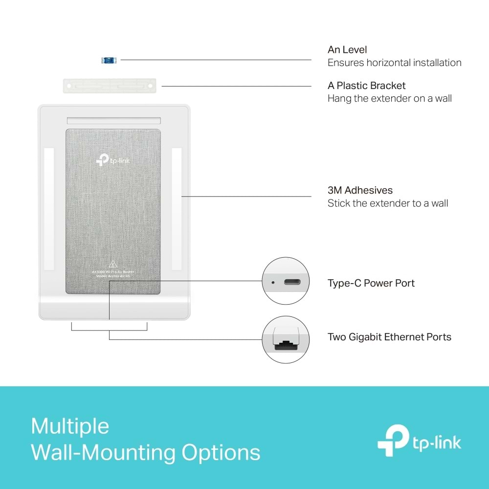 Tp-Link Archer Air R5 AX3000 Dual-Band Wi-Fi 6 Air Router ( Yönlendirici )