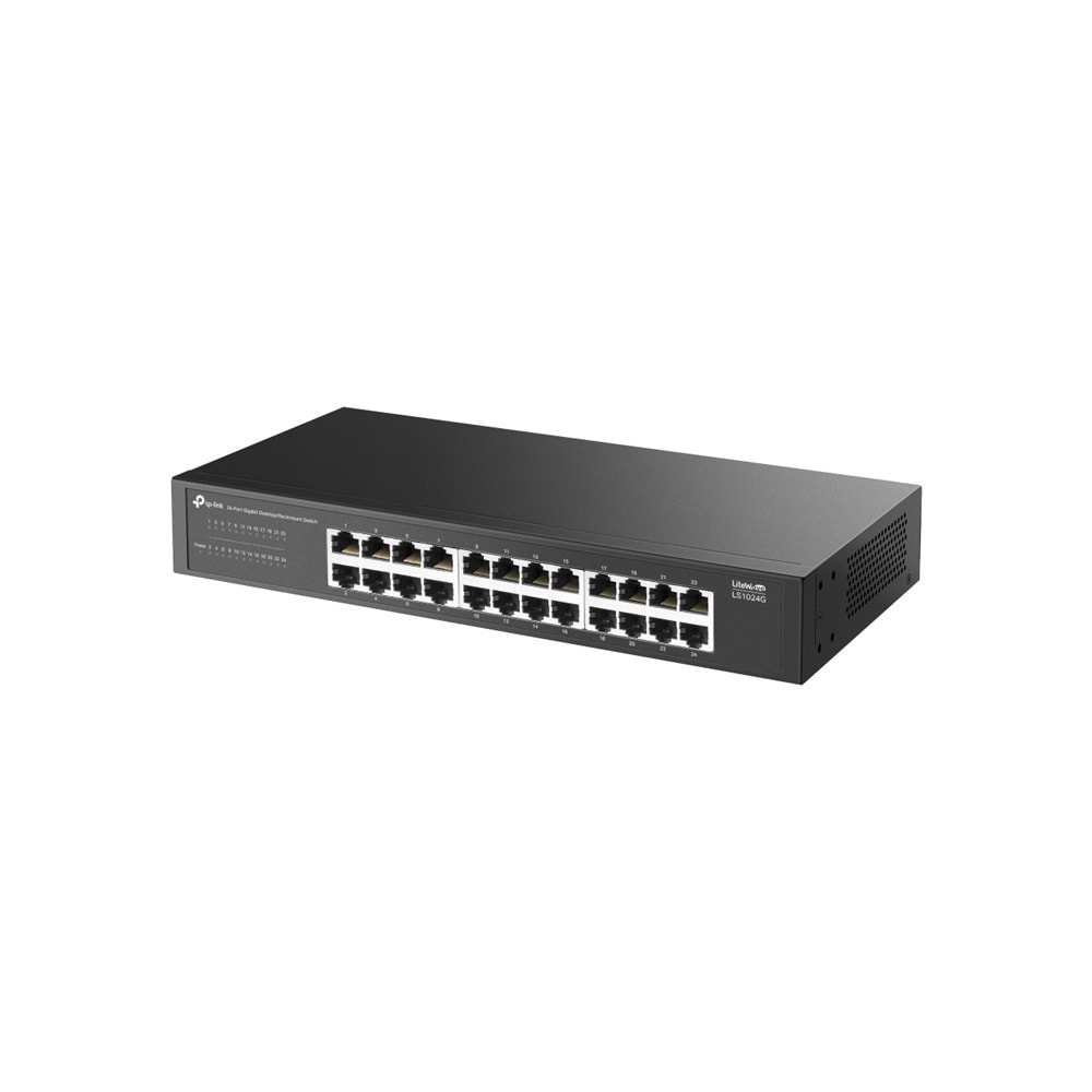 Tp-Link LS1024G 24-Port Gigabit Desktop/Rackmount Switch (Metal Kasa)