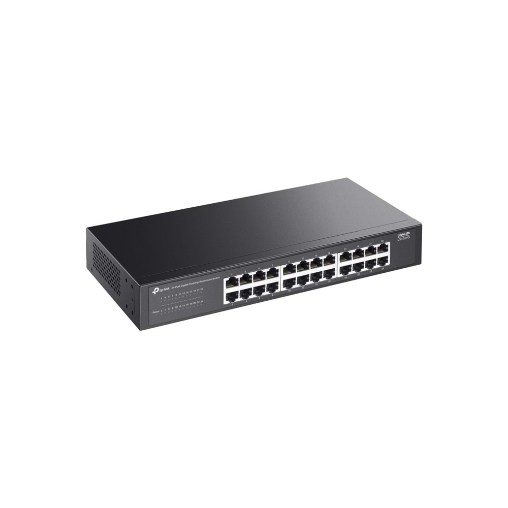 Tp-Link LS1024G 24-Port Gigabit Desktop/Rackmount Switch (Metal Kasa)