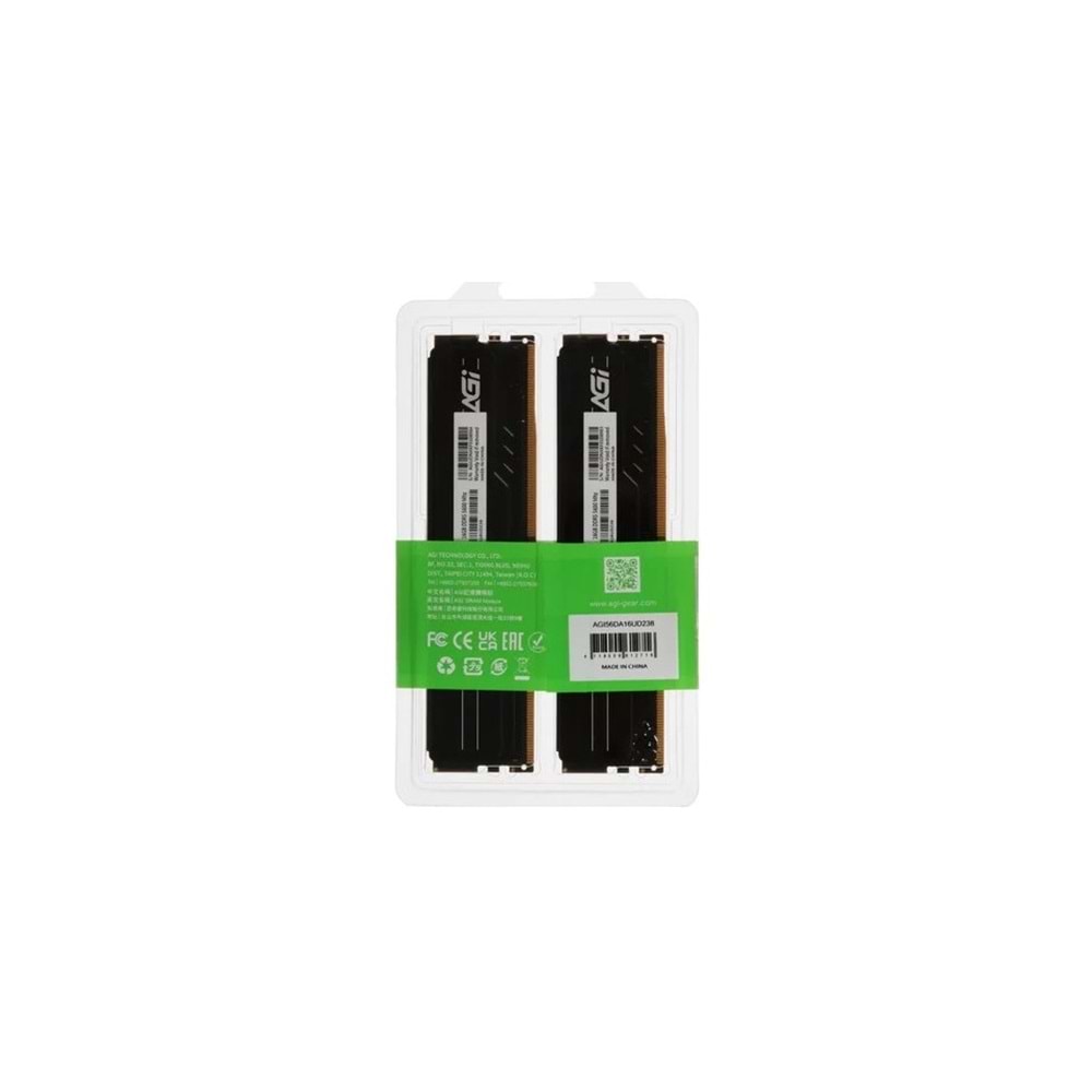 AGI AGI560016UD238-DT 32GB (2x16Gb) DDR5 5600Mhz CL46 Desktop Gaming RAM