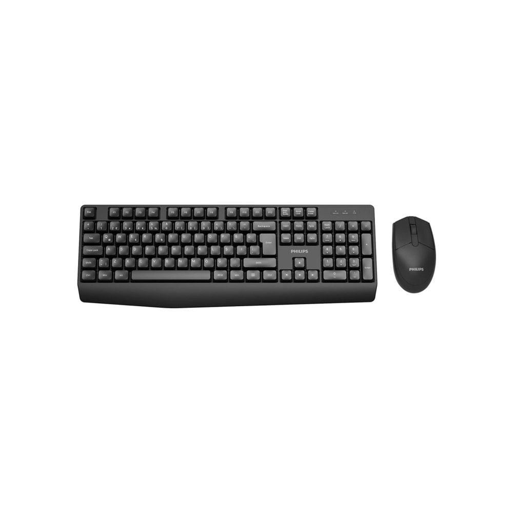 Philips SPT6337B Siyah Türkçe Q 2.4Ghz Kablosuz Klavye Mouse Set