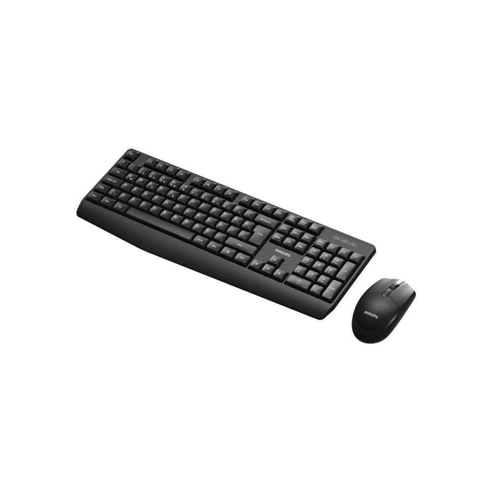 Philips SPT6337B Siyah Türkçe Q 2.4Ghz Kablosuz Klavye Mouse Set