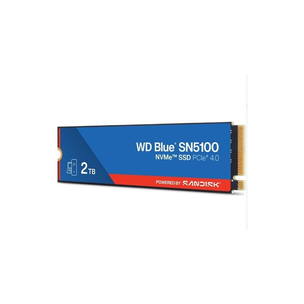 WD BLUE 2 TB SN5100 PCI-4.0 5000MB/S 4000MB/S M2 SSD WDS200T5B0E