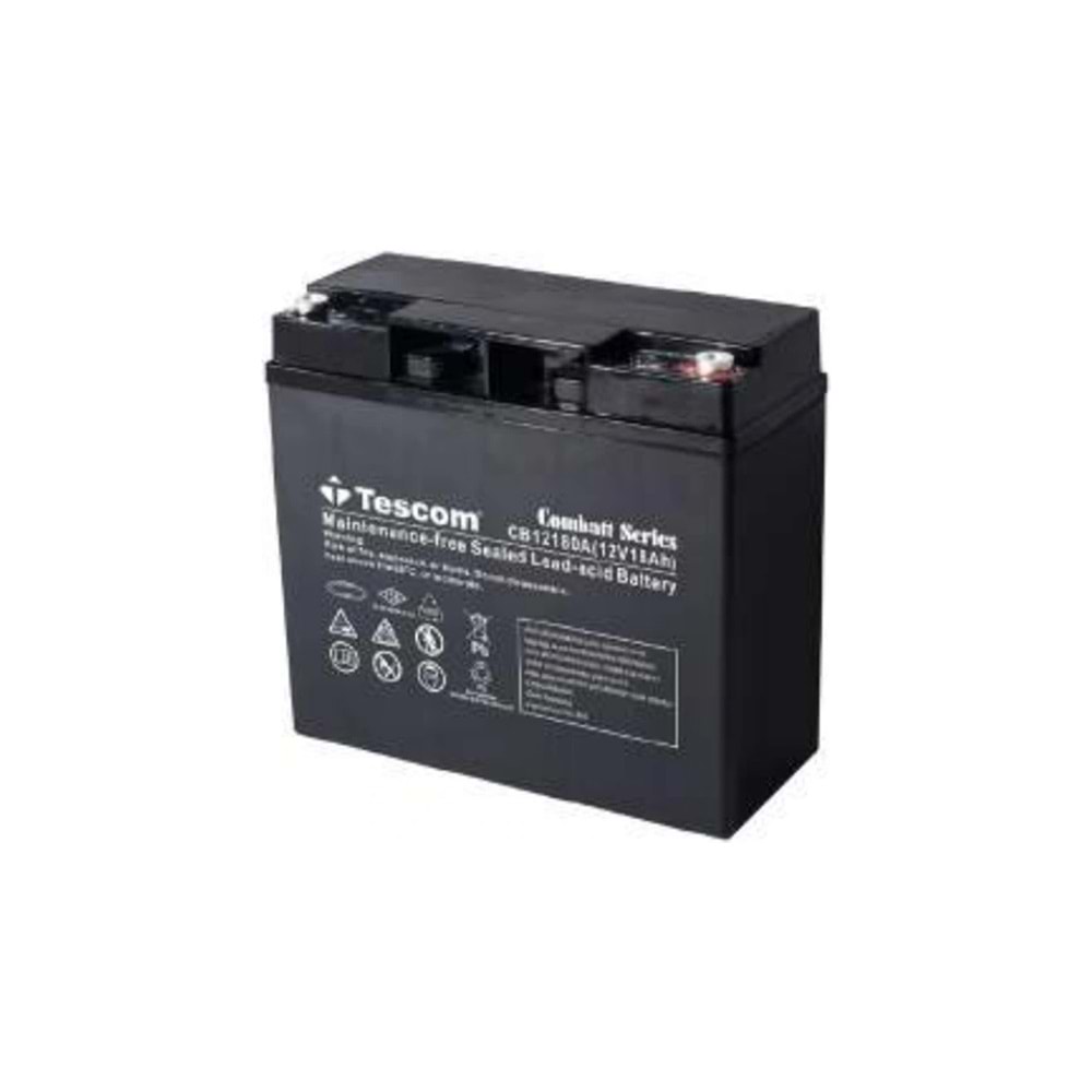 TESCOM Combatt CBL12-18 12V 18AH TAM BAKIMSIZ KURU AKÜ