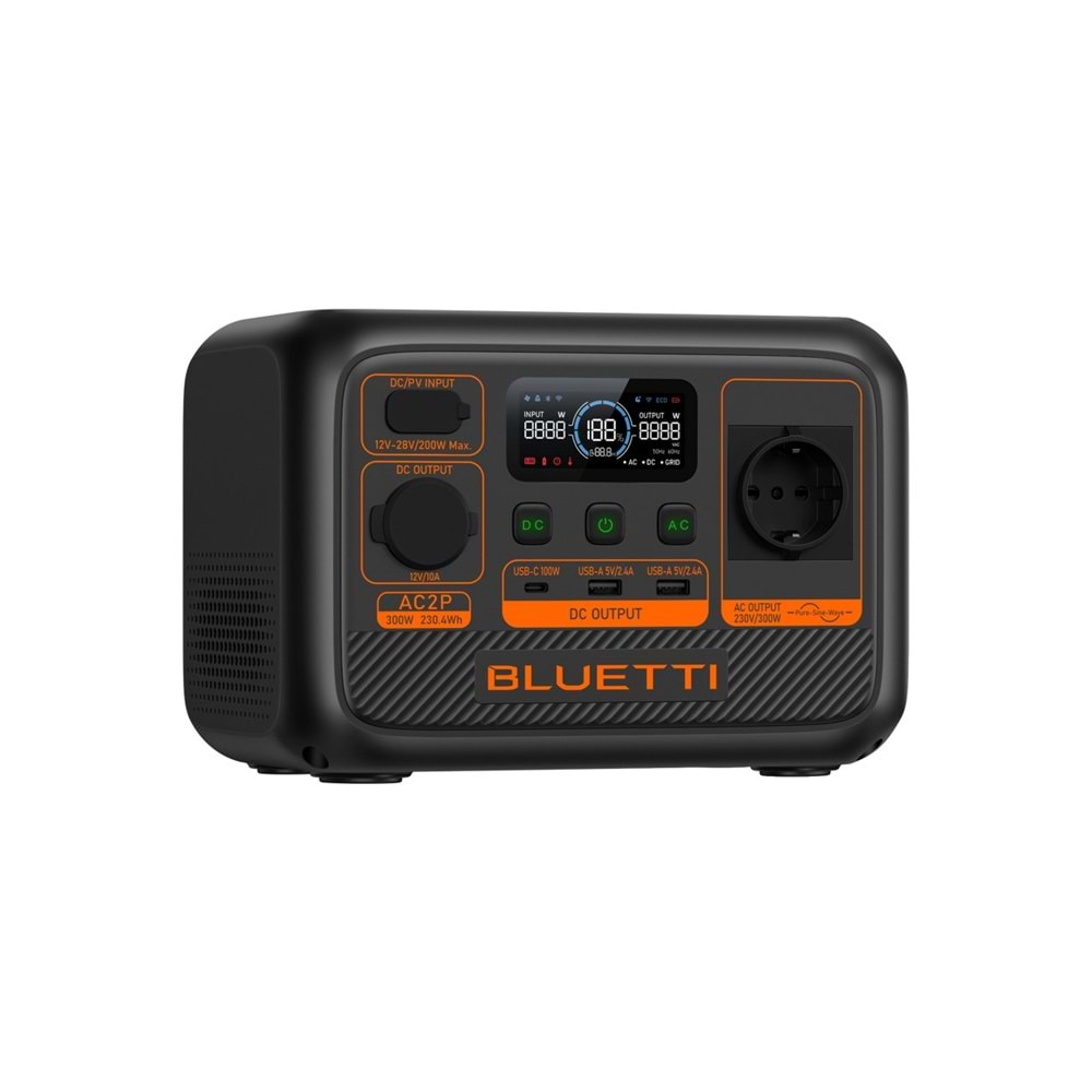 BLUETTI AC2P 300W 230.4WH TAŞINABİLİR GÜÇ İSTASYONU