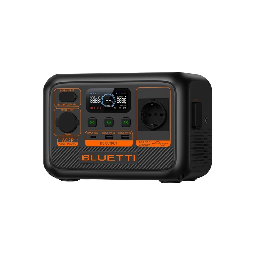 BLUETTI AC2P 300W 230.4WH TAŞINABİLİR GÜÇ İSTASYONU