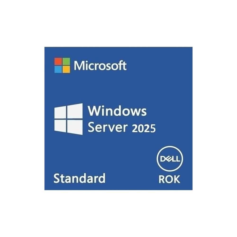 Dell WINDOWS SERVER 2025 STANDART W2K25STD-ROK 634-CVFM