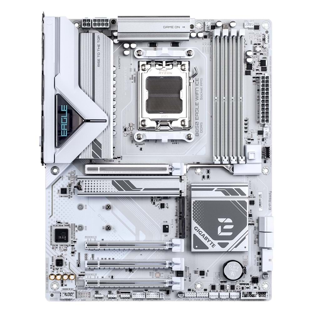 Gigabyte B850-EAGLEWF7ICE B850-EAGLEWF7ICE 8200MHz OC DDR5 AM5 M.2 WIFI7 HDMI DP ATX Anakart