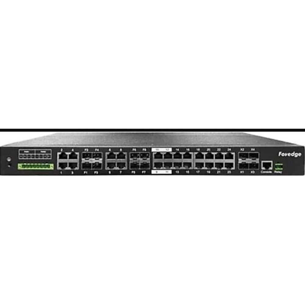 FOREDGE IS1024GPS-8F-4TF Industrial Gigabit 24 plus 8 plus 4 10G Port Managed PoE Switch