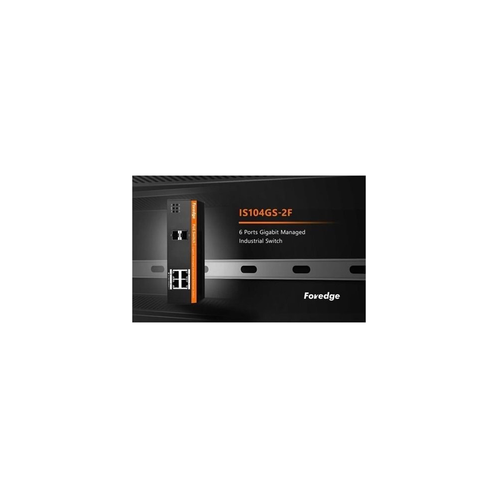 FOREDGE IS104GPS-2F Industrial Gigabit 4plus2 Port Managed PoE Switch