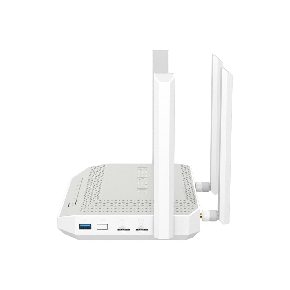 Keenetic KN-2312-01-EU Hopper 4G+ AX3000 Wi-Fi Mesh Fiber VPN Router 4G Modem 2xSIM