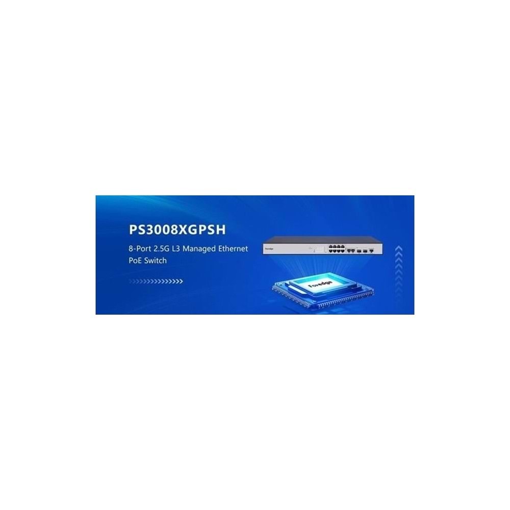 FOREDGE PS3008XGPSH Managed 2 5Gigabit 8 Port PoE Switch