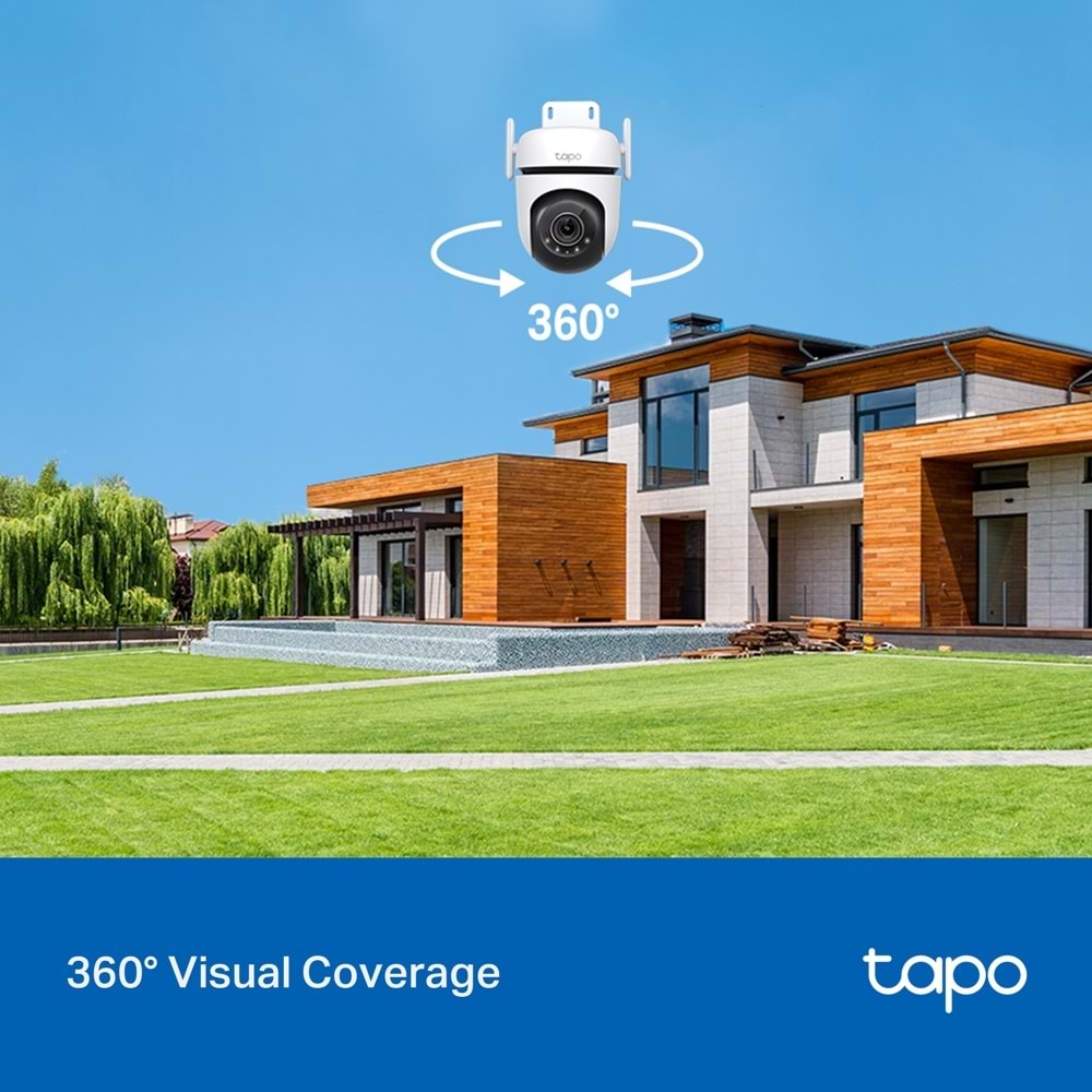 Tp-Link TAPO-C520WS Outdoor Pan/Tilt Security Wi-Fi Camera
