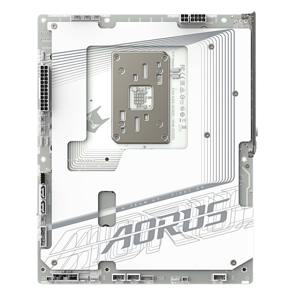 Gigabyte X870-A-STEALTH-ICE X870-A-STEALTH-ICE 8200MHz OC DDR5 AM5 M.2 HDMI DisplayPort ATX Anakart