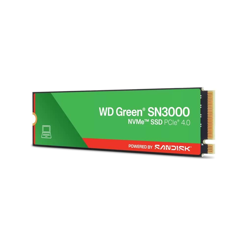 WD GREEN 500GB M.2 NVMe SN3000 5000/4000MB/s WDS500G5G0E SSD