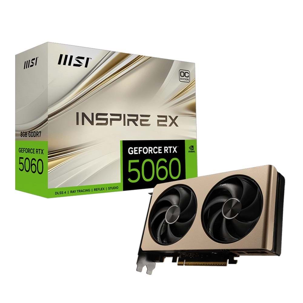MSI GEFORCE RTX 5060 8G INSPIRE 2X OC 128BIT